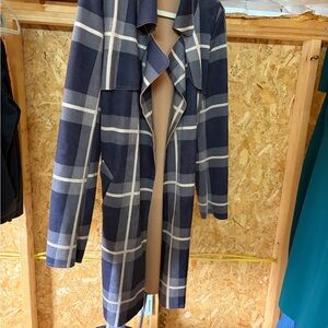 Solitaire Blue Plaid Women's Jacket